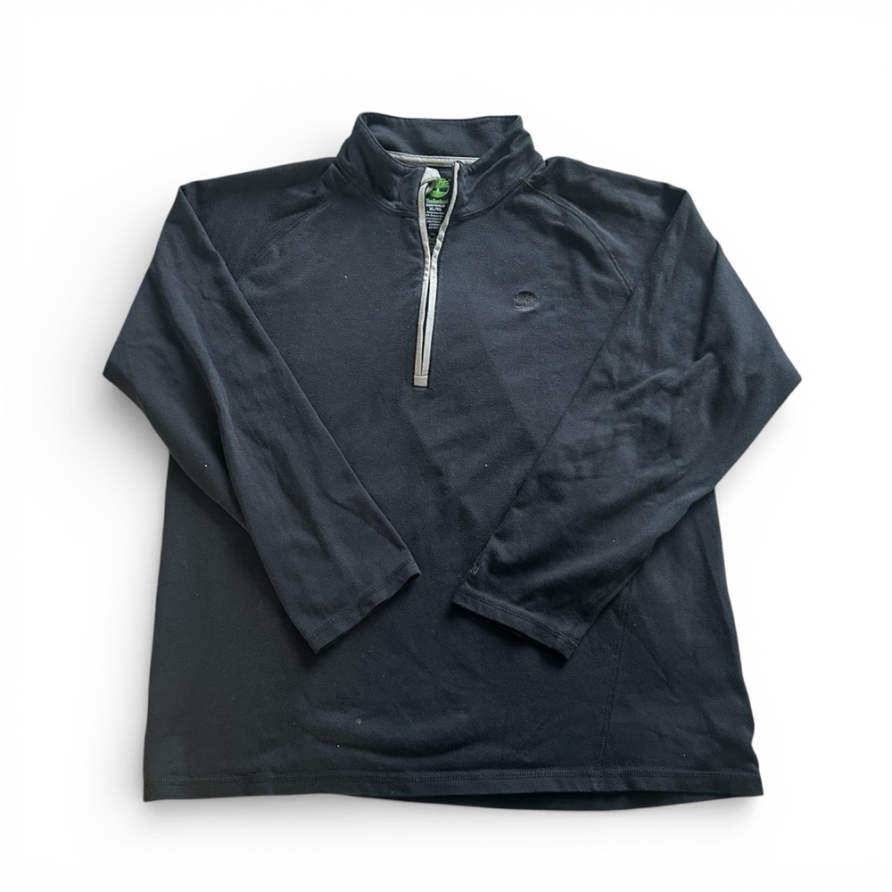[Timberland] Black Quarter Zip Pullover